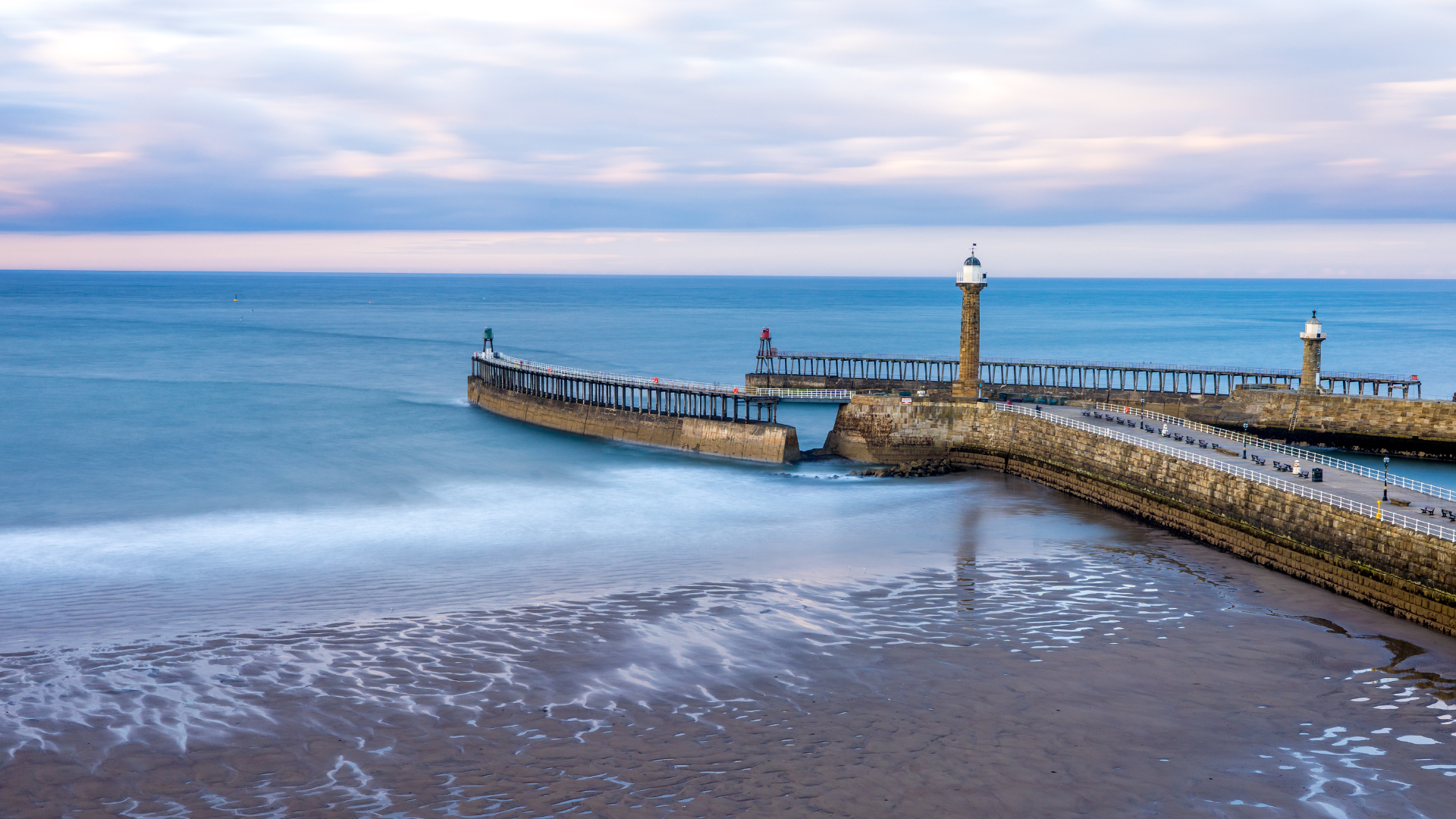 Whitby Pier, North Yorkshire.
