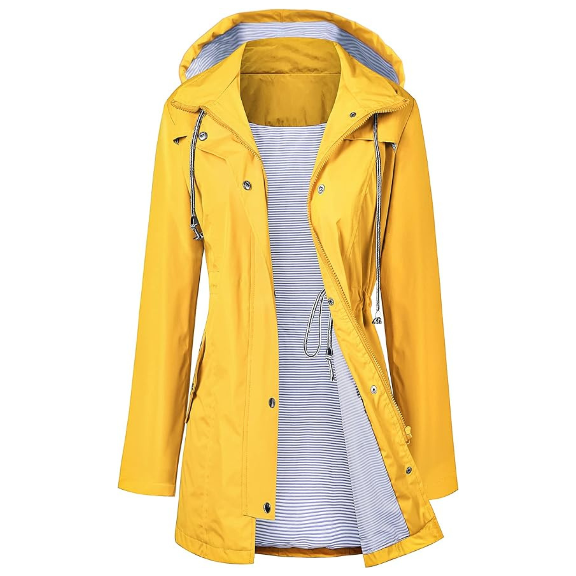 womens rain jacket yellow