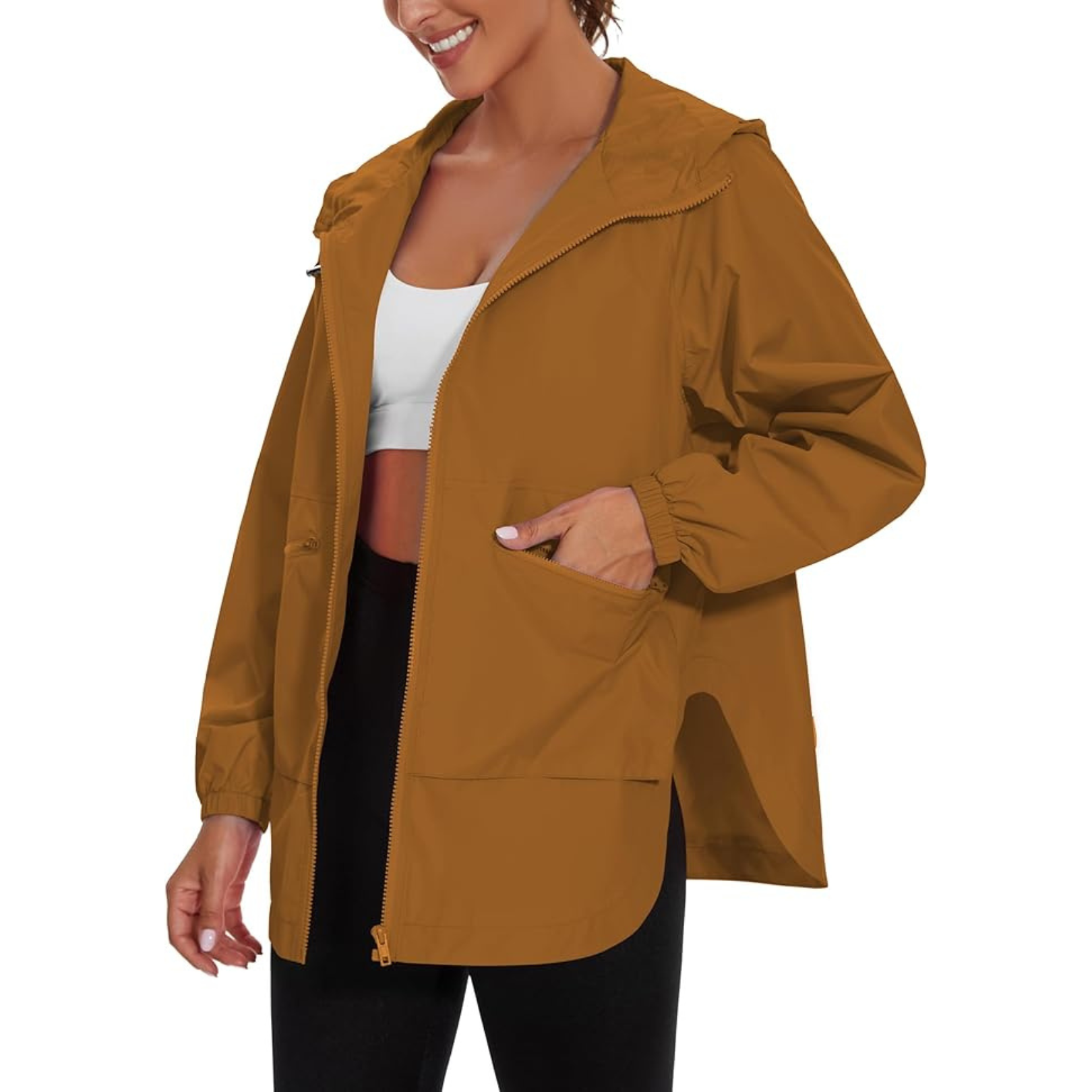 PESION Womens Waterproof Raincoat