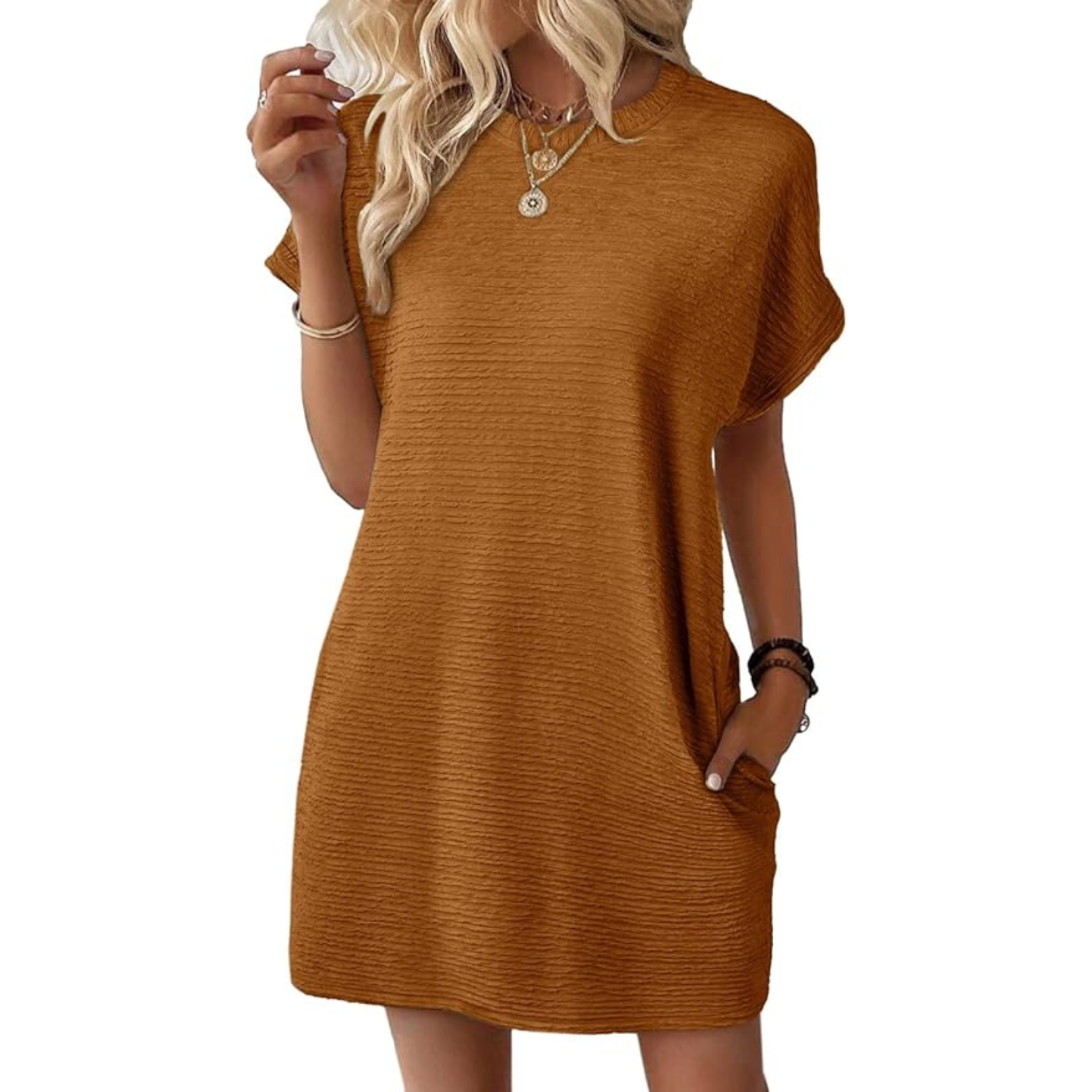 EVALESS Womens Summer Dresses Fashion 2025 Short Sleeve Spring Mini Dress Casual Beach Vacation Clothes Dresses